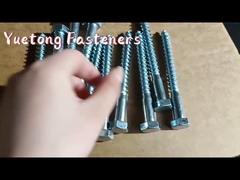 Los edificios galvanizados Din571 embrujan el tornillo de madera principal que el cinc blanco plateó