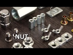 Personalice la tuerca de brida de cabeza hexagonal de acero al carbono estándar DIN6923