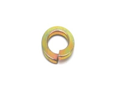 Acero al carbono Din 127 Lavadora de resorte amarillo de color zincado
