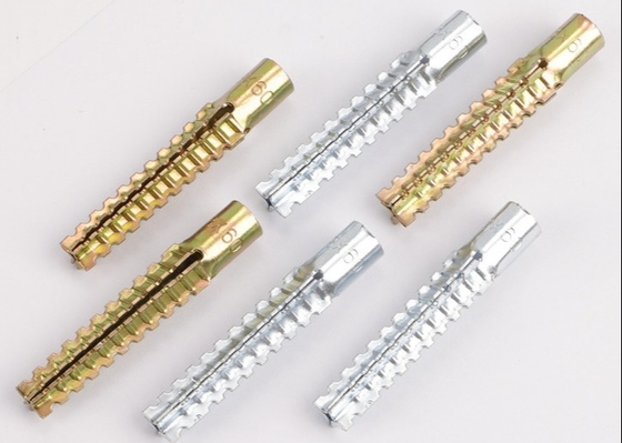 M8 Diente de sierra Gecko tornillo de expansión tubo de metal clavo de acero al carbono anti suelto