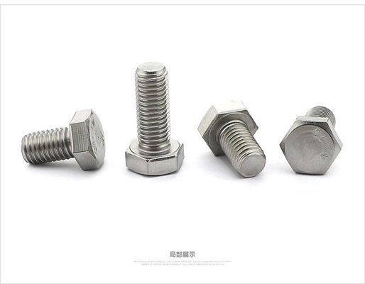 Fijaciones de rosca blanca con zinc de grado 4.8 Cerrojo hexagonal DIN933 M5-M24