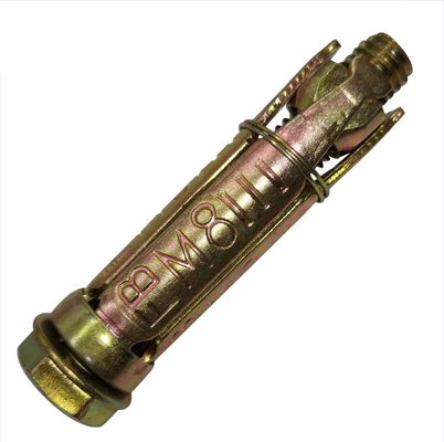 Fijación de pernos de anclaje con tres o cuatro piezas de pernos de fijación de pared de zinc amarillo