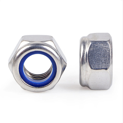DIN985 Contratuerca Zinc Blanco Zinc Azul Blanco M6-M36