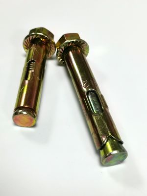 M8 Cerrojo de anclaje de manga Hex Flange Nut Hex Galvanizado de trabajo pesado