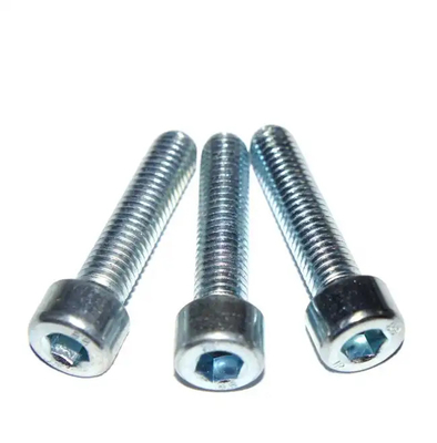 Fijaciones Hex Socket bolt Carbon Steel zinc blanco grado 8.8 hilo completo DIN 912