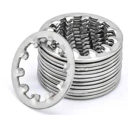 Acero al carbono 4.8 8.8 Galvanizado cerradura cerrada con dientes internos Din 6797
