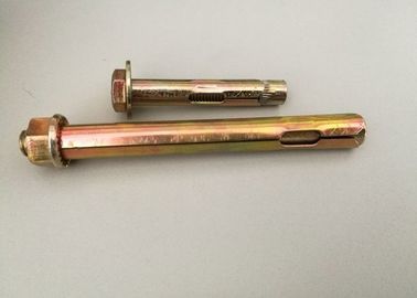 Sujeciones cilíndricas de los pernos de ancla de la manga del metal de M8 M10 M12 con la nuez/completamente la lavadora del arreglo