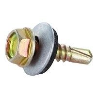 Color de hierro zinc hexagonal cola de perforación de doblaje de doblaje