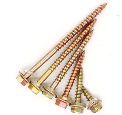 Cuello hexagonal extranjero puntiagudo para doblarse a sí mismo tornillo de madera para doblarse a sí mismo