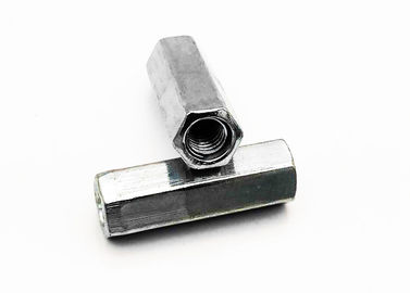 DIN931 hilo completamente plateado cinc blanco de acero largo M10 de carbono de la nuez de la cabeza de hex. del grado estándar 8,8