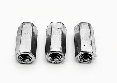 DIN931 hilo completamente plateado cinc blanco de acero largo M10 de carbono de la nuez de la cabeza de hex. del grado estándar 8,8