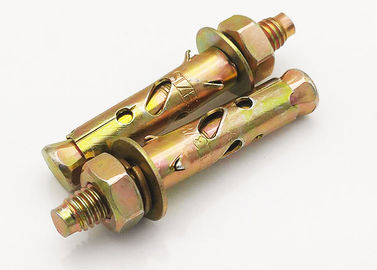 amarillo/blanco zinc plantado Anchor Bolt Antiskid Fin de tiburón Tipo M6 zinc plantado acabado
