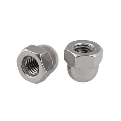 Din 1587 Una pieza de acero al carbono Zinc plantado hexagonal con tapa de cúpula