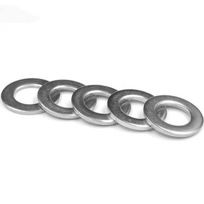 Din 125 Lavadoras planas Fijaciones de acero al carbono de grado 4.8/8.8 zinc plantado