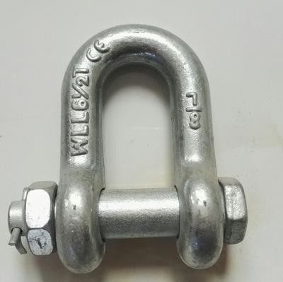 Sujeciones del precio de fábrica de Dee Shackle del ancla de Marine Rigging Galvanized Zinc Plated