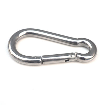 DIN 5299 Carabiner de gancho de resorte con gancho de resorte de acero al carbono blanco zincado