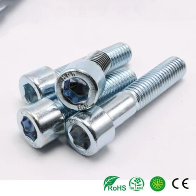 El tornillo principal M6 del dinar 912 de la máquina del zócalo del hex. galvanizado cubre con cinc plateado