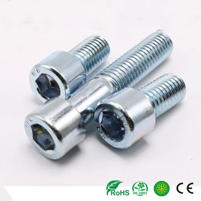 El tornillo principal M6 del dinar 912 de la máquina del zócalo del hex. galvanizado cubre con cinc plateado