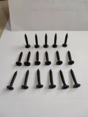 Tornillos de perforación del fosfato del uno mismo negro del OEM, tornillo principal de la mampostería seca del bugle