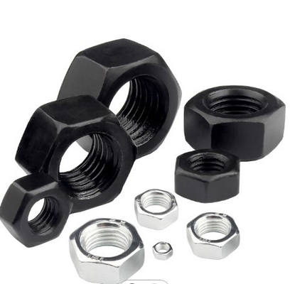 Tuercas plateadas cinc de la cabeza de hex. del acero de carbono del dinar 934 de 4,8 edificios galvanizados grado
