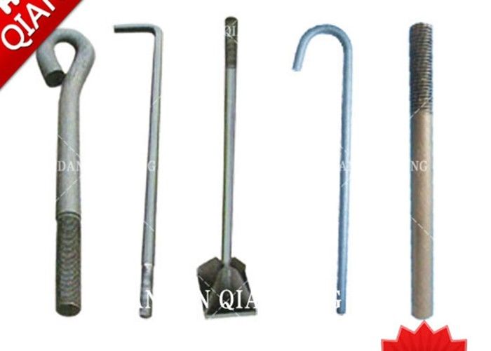 Tipo galvanizado pernos de ancla de la fundación del hierro M100 de T para de alta resistencia concreto