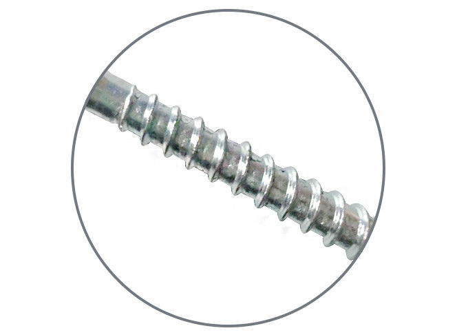 Tornillo de madera plateado cinc de la cabeza de hex. del acero de carbono para la industria general con el estándar DIN571
