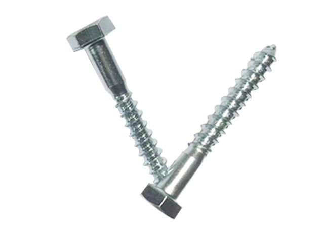 Acero de carbono Din 571 Hex cabeza de auto perforación tornillo de madera 4.8/8.8