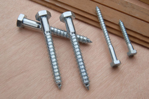 Cinc plateado    Estándar del estruendo 571   hilo del tornillo de madera de la cabeza de maleficio medio con diverso tamaño de fabricar co, ltd