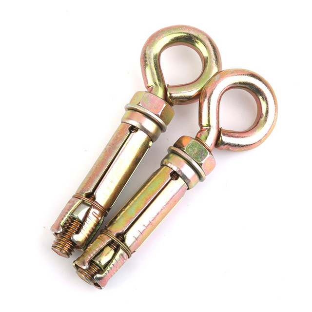 Anclaje de manguito de perno de ojo Hilti chapado en zinc de acero al carbono M10 M12
